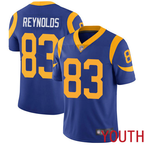 Los Angeles Rams Limited Royal Blue Youth Josh Reynolds Alternate Jersey NFL Football 83 Vapor Untouchable